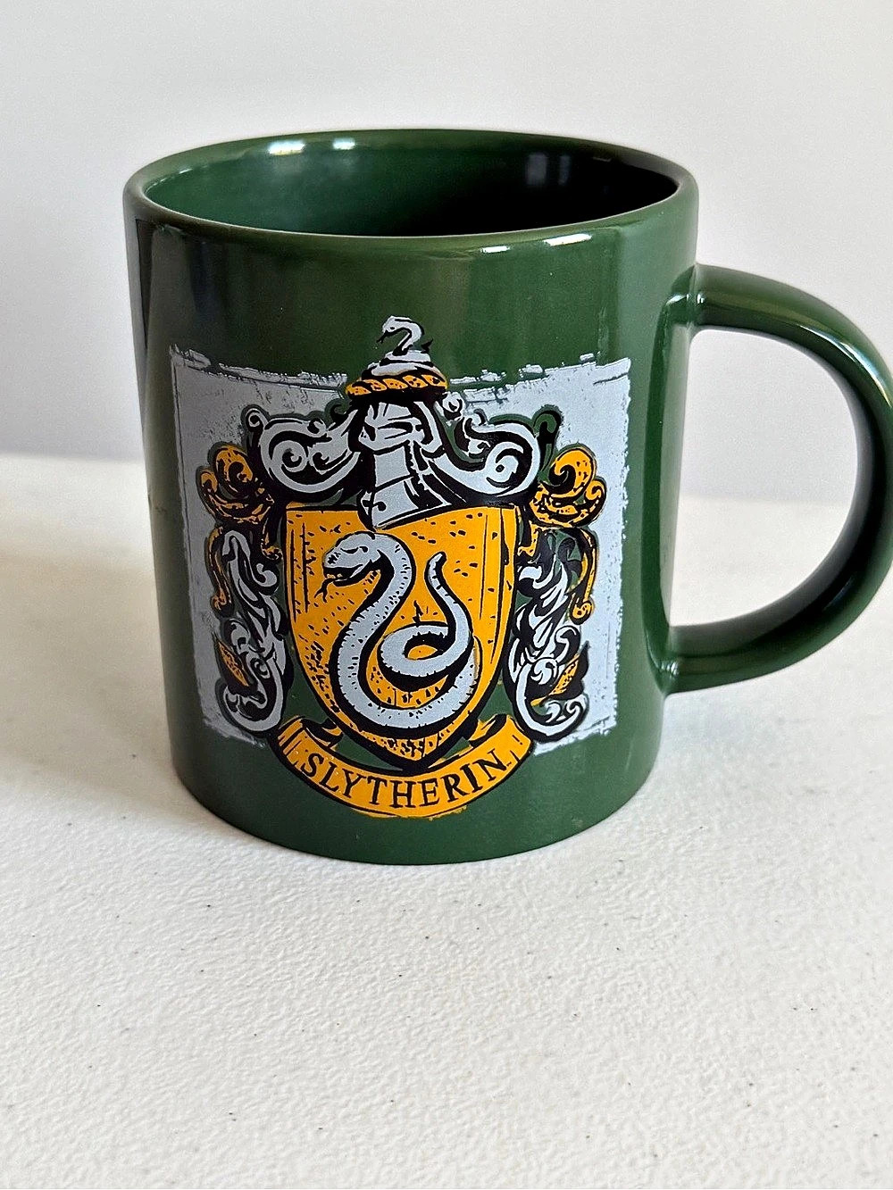Harry Potter Hogwarts Crest & Slytherin House Crest Green Ceramic Coffee Mug